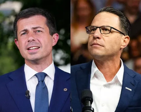 Pennsylvania Governor Shapiro along with Pete Buttigieg React to Revelations from the Vice President’s New Book